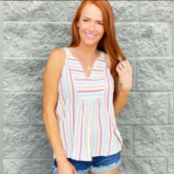 Dear John Striped Tank - Picture 1 of 3